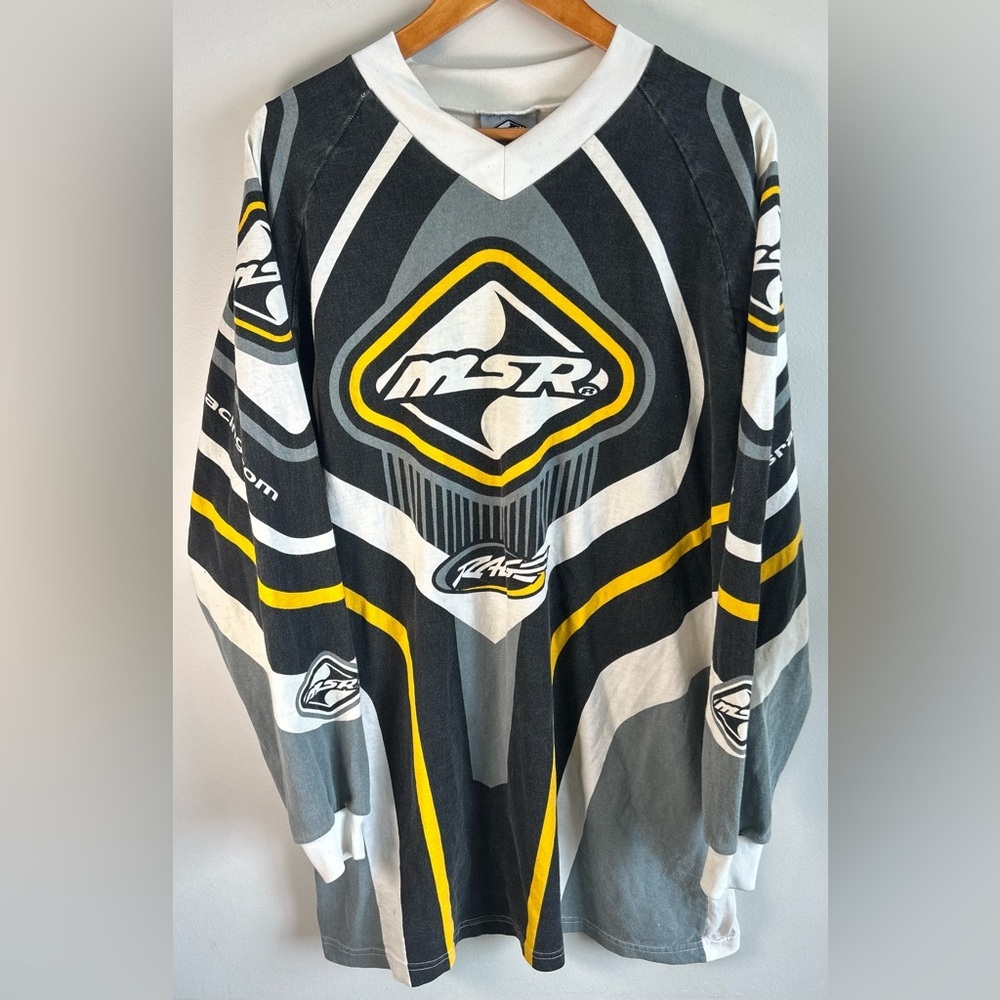 Vintage MSR Racing System Jersey Shirt USA Motocross Dirt Bike Motorcycle 2XL
